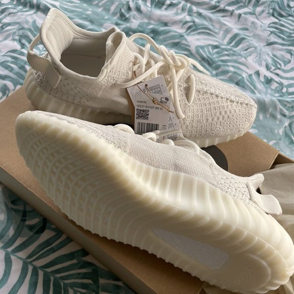 Adidas Yeezy Boost 350 V2 Bone men\'s plus size sneaker US 12